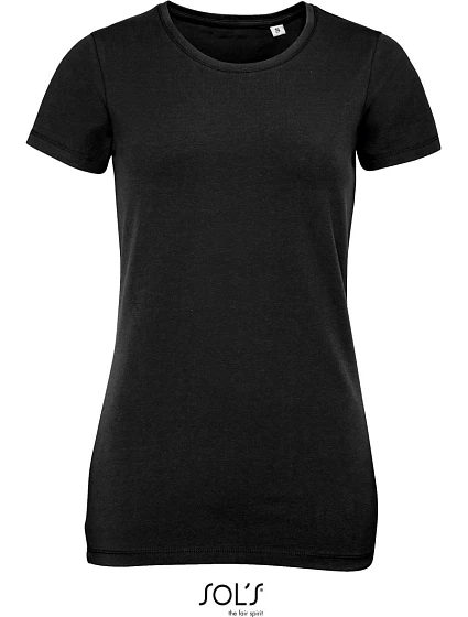 SOL'S Millenium Women Dámske tričko 25.2946 deep black SOL'S Millenium Women Dámske tričko 25.2946 deep black