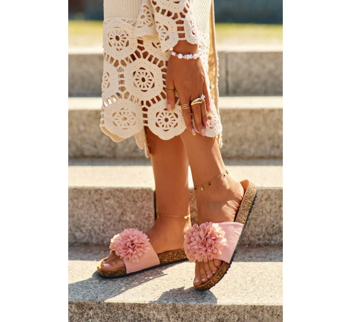 Nazouváky Na Korkové Podrážce Růžové model 21554725 - EVENTO