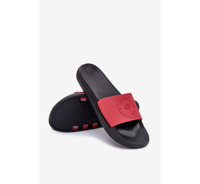 Męskie Klapki 4FMM00FFLIM047A-62S Czerwone