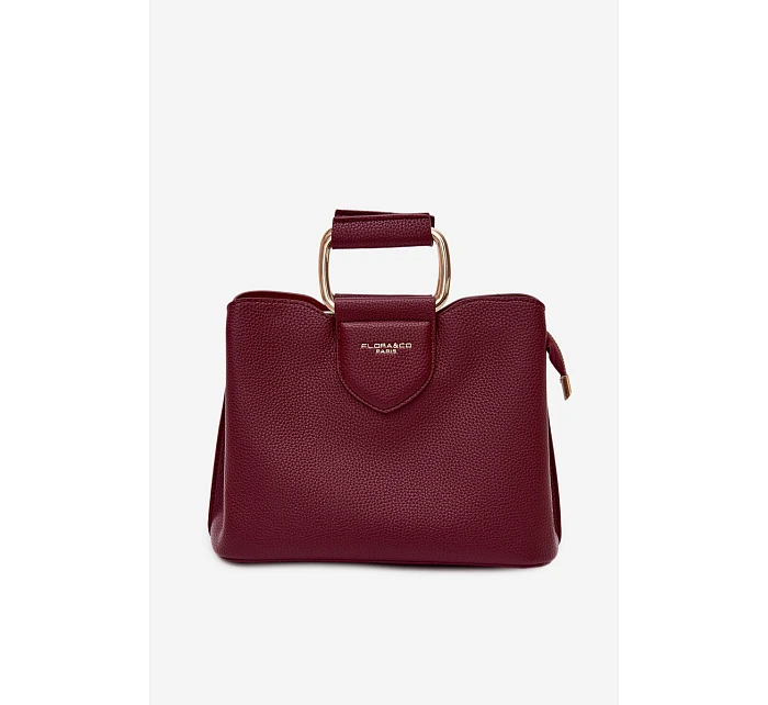 Malá kabelka z eko kůže bordó model 22111494 - Flora&Co