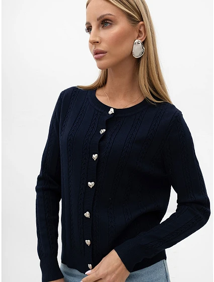 Sweter IR SW model 22544432 granatowy - FPrice Sweter IR SW model 22544432 granatowy - FPrice
