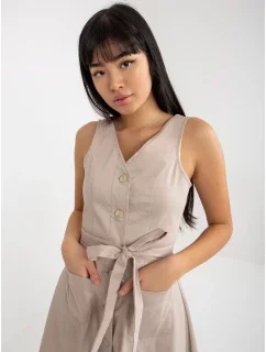 Dámske šaty LK SK 508253 šaty.44P béžová - FPrice