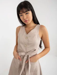 Dámské šaty LK SK  béžová  model 18116344 - FPrice