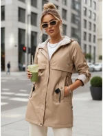 Dámská přechodná bunda parka béžová Dstreet model 21975190 - FashionStreet