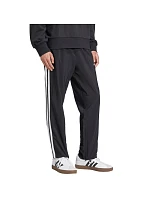 Pánske nohavice adidas Essentials Stanford s 3 prúžkami a otvoreným lemom Black JC8491