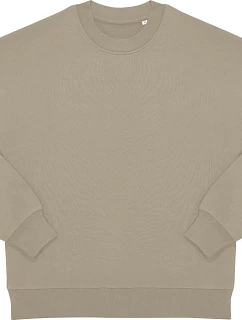 B&C Influence Crew Ťažká unisex mikina oversize 01.IC01 mastic
