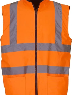 HV HiVis Oboustranná Fleecová Vesta 79. hi vis orange model 22501564 - Yoko