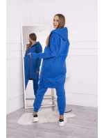 Hrejivá súprava s dlhou mikinou nevädzovo modrá