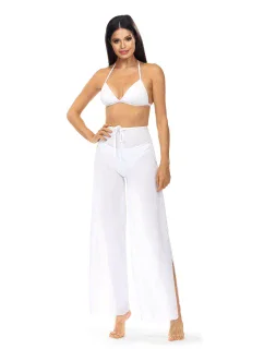 Plážové nohavice L8025 V1 White - Lorin