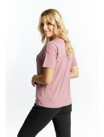 Monnari Blúzky Bavlnené tričko s nápisom Light Pink