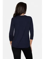 Dámská halenka model 20533543 Tmavě modrá - Babell Dámská halenka model 20533543 Tmavě modrá - Babell