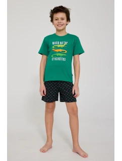 PYŽAMO CHLAPEC MLADÝ KR 790/125 KROKODÍLY