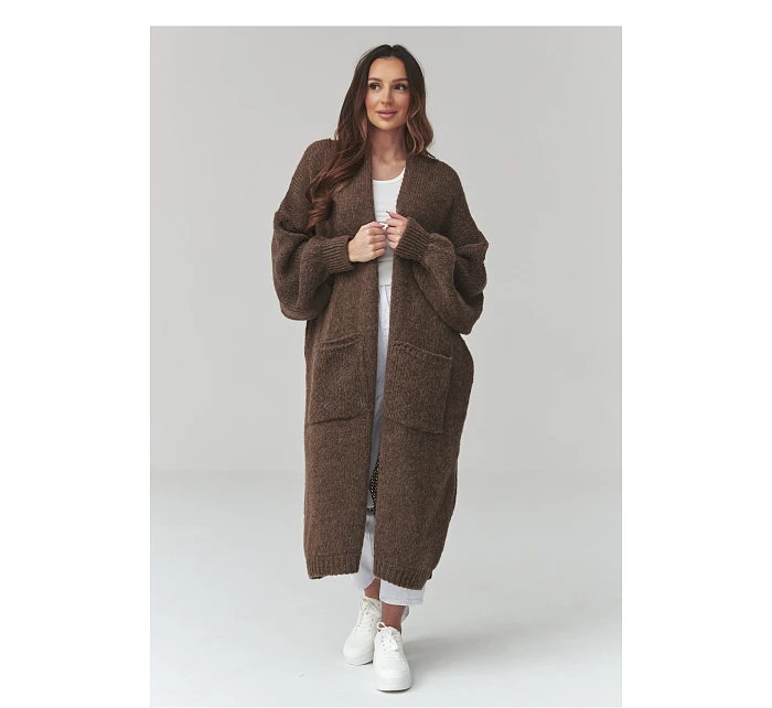 Zapínanie svetra model 226873 Makadamia