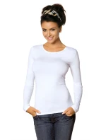Dámske tričko Manati long white plus - BABELL