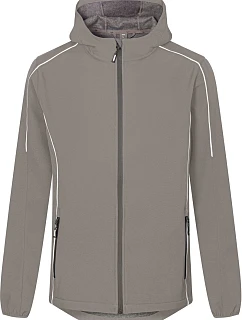 Pánská lehká 2vrstvá softshellová bunda 40. steel grey model 22517183 - Promodoro