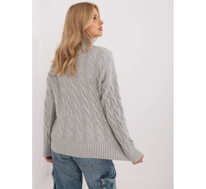 Sweter AT SW model 20463705 szary - FPrice