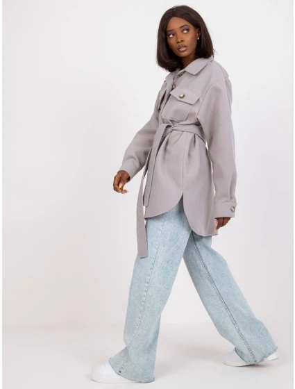 Dámska košeľa-LK-KS-508481.88-šedá Dámska košeľa-LK-KS-508481.88-šedá