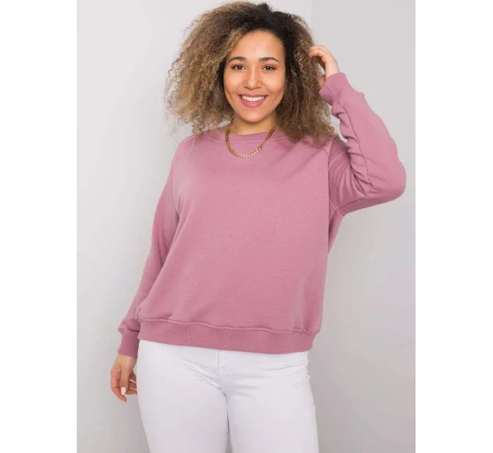 Mikina RV BL 6326.02X tmavo ružová