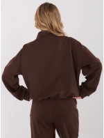 Bluza SM BL model 21782313 ciemny brązowy - FPrice Bluza SM BL model 21782313 ciemny brązowy - FPrice