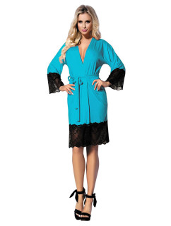 Housecoat model 18228149 Turquoise - DKaren