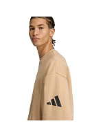 Pánska mikina adidas Essentials Loose Fit 3 Bar Logo Beige JX5668 Pánska mikina adidas Essentials Loose Fit 3 Bar Logo Beige JX5668