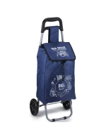 NÁKUPNÝ VOZÍK NA KOLIESKACH S RÁMOM 25 L MODRÝ