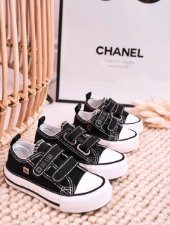 Dětské Tenisky Na Suchý Zip BIG STAR model 21545391 Černé - Big Star Shoes