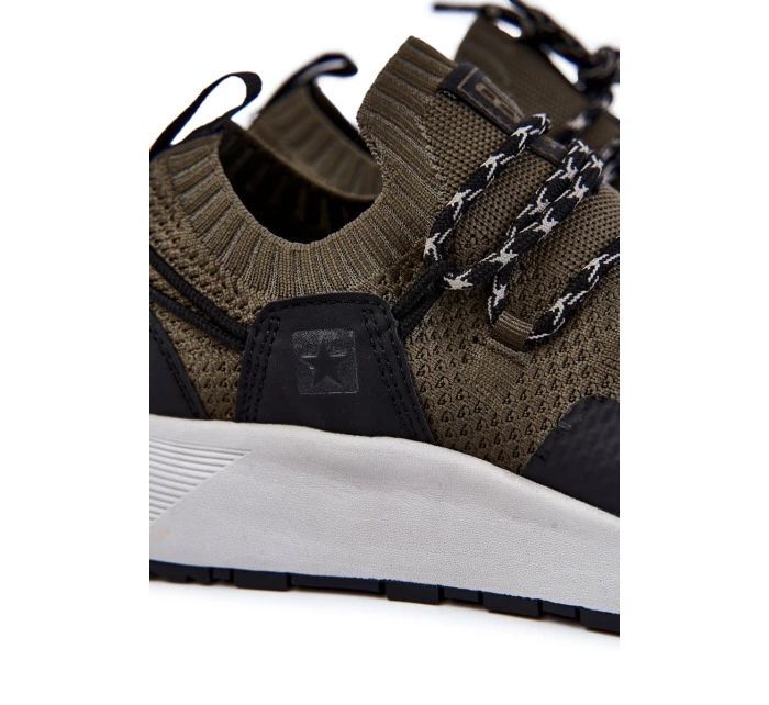 Męskie Buty Sportowe Big Star KK174014 Khaki