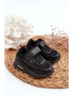 Dětské tenisky na suchý zip černé model 21664086 - Boto