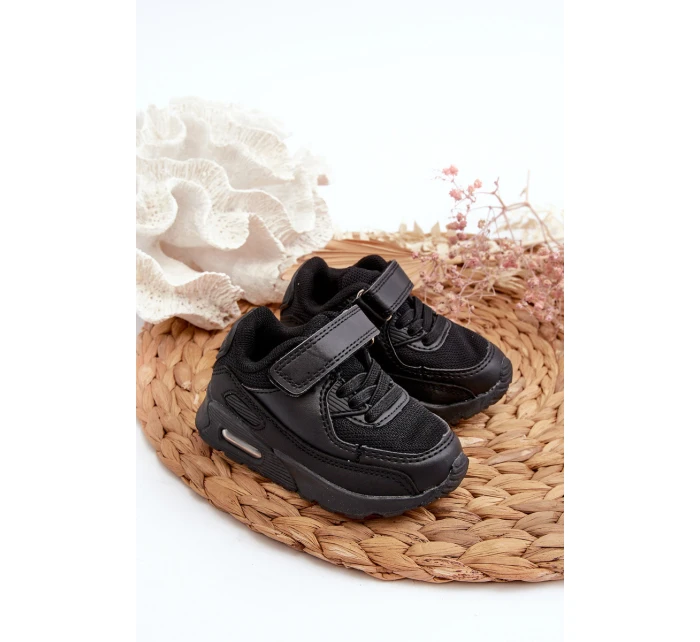 Dětské tenisky na suchý zip černé model 21664086 - Boto