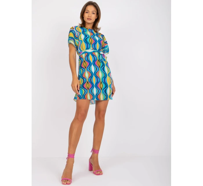 Dámske šaty-DHJ-SK-9651.51-modré Dámske šaty-DHJ-SK-9651.51-modré