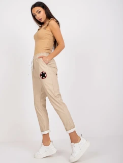 Spodnie DHJ SP model 21271925 beżowy - FPrice