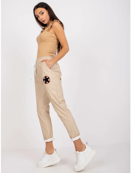 Spodnie DHJ SP model 21271925 beżowy - FPrice Spodnie DHJ SP model 21271925 beżowy - FPrice
