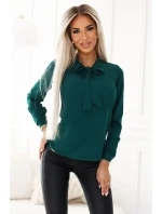 Dámska blúzka 140-24 Tmavo zelená - Numoco