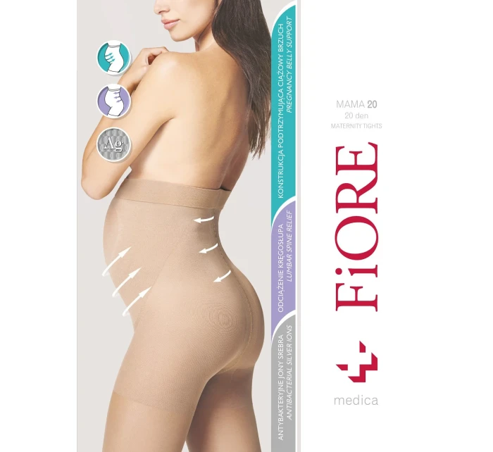 Dámske pančuchové nohavice Fiore Mama M 5208 20 deň 2-4