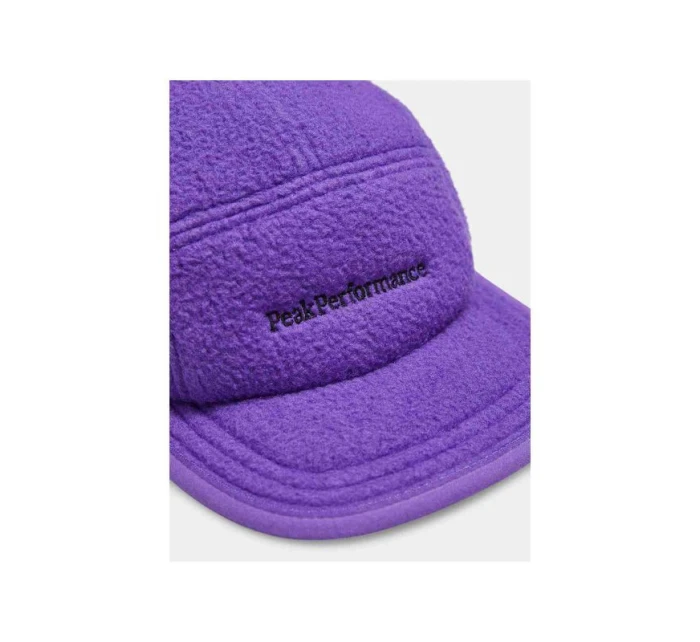 Czapka z daszkiem Peak Performance Fleece Cap fioletowy