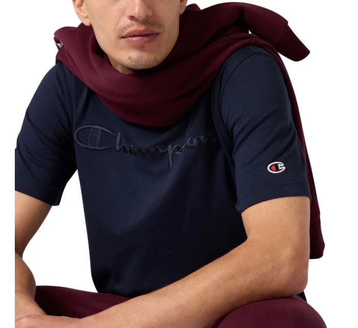 Pánské tričko SS Tee navy blue  pánské model 21479789 - CHAMPION