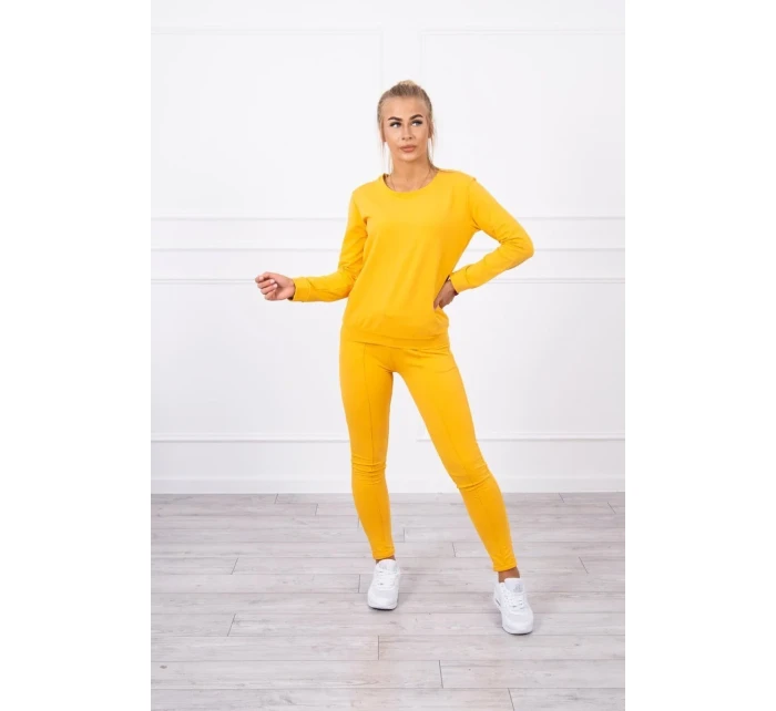 Hořčicová mikinová souprava Hořčicová mikinová souprava