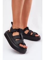 Dámské Sandály Na Platformě Černé model 21696282 - Boto