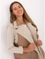 Kamizelka IT KZ model 21314521 beżowy - FPrice Kamizelka IT KZ model 21314521 beżowy - FPrice