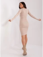 Sukienka RV SK model 18843735 jasny beżowy - FPrice