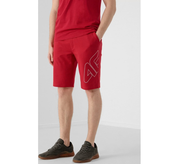 Pánske športové šortky H4L21-SKMD015 62S Red - 4F