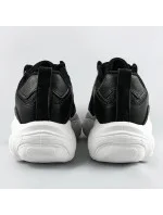 Černé dámské šněrovací tenisky model 17159673