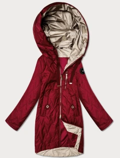 kurtka damska z  Goodlookin ciemny czerwony model 22019125 - S'WEST