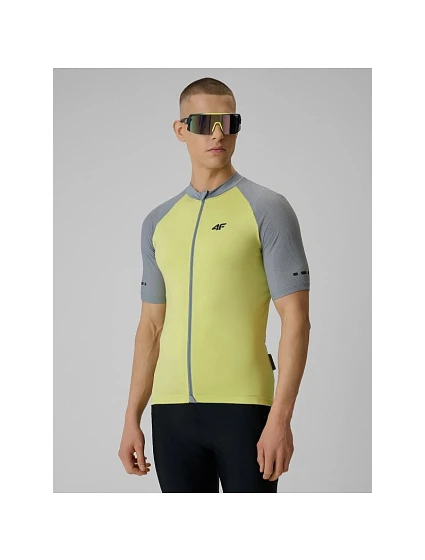 Pánsky cyklistický dres UPF50+ 4F 4FRSS26TFTSM2450-73S Pánsky cyklistický dres UPF50+ 4F 4FRSS26TFTSM2450-73S