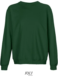 SOL'S Columbia Unisex mikina 25.3814 fľaškovozelená