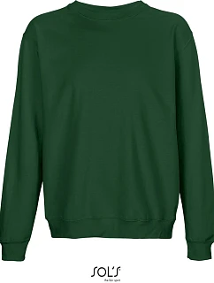 SOL'S Columbia Unisex mikina 25.3814 fľaškovozelená