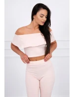 Frill set púder ružový