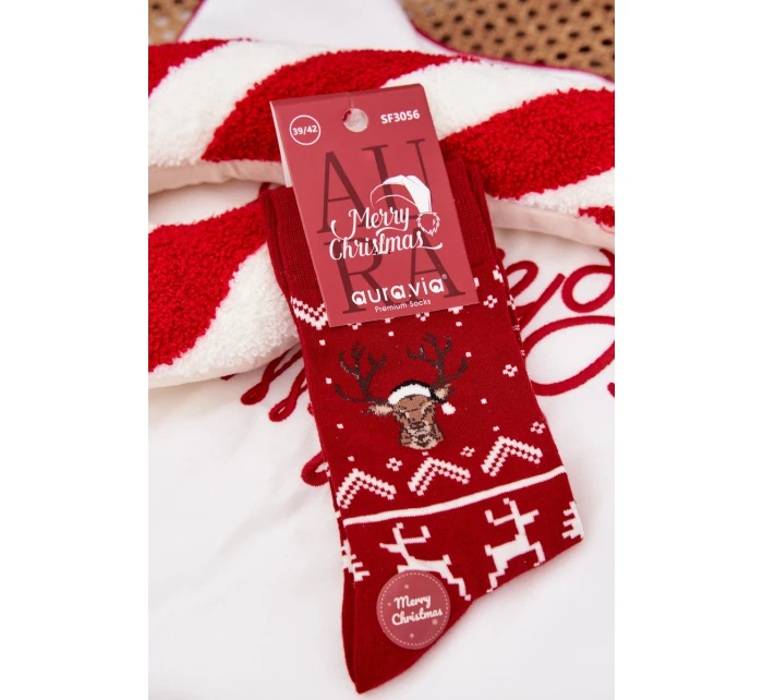 Pánské Vánoční ponožky Červený model 21786677 - Aura.via