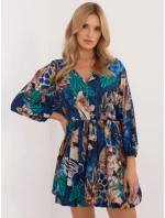 Sukienka DHJ SK ciemny niebieski model 21738232 - FPrice Sukienka DHJ SK ciemny niebieski model 21738232 - FPrice